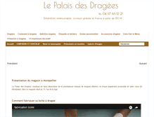 Tablet Screenshot of drageeparadise.fr